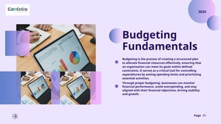 Forecasting and Budgeting Explained by Contetra | PPTX