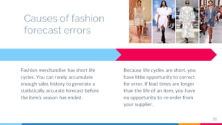 Case Study of Forecasting Fundamentals - Fashion | PDF