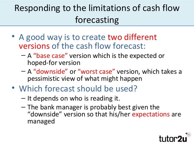 forecasting cash flows forecasting cash flow