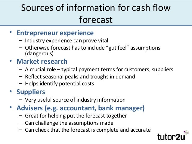 forecasting cash flows
