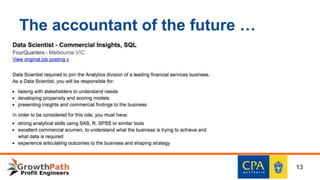 The accountant of the future …
13
 
