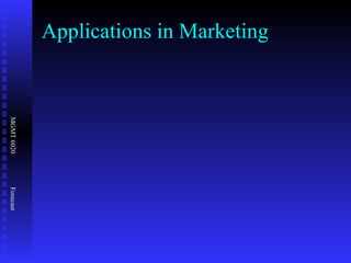Applications in Marketing 