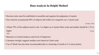 FORECASTING METHODS (DELPHI TECHNIQUE AND SCENARIO PLANNING) | PPTX