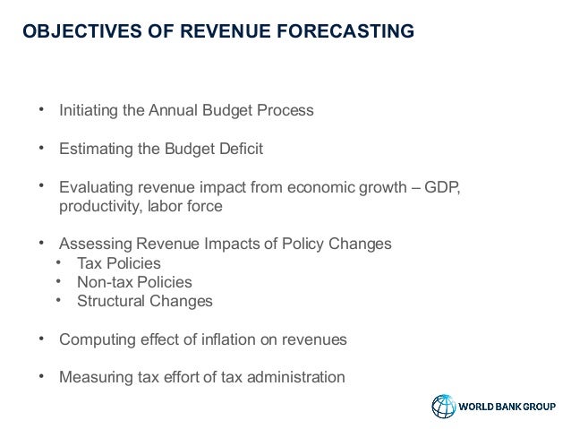 forecasting revenues