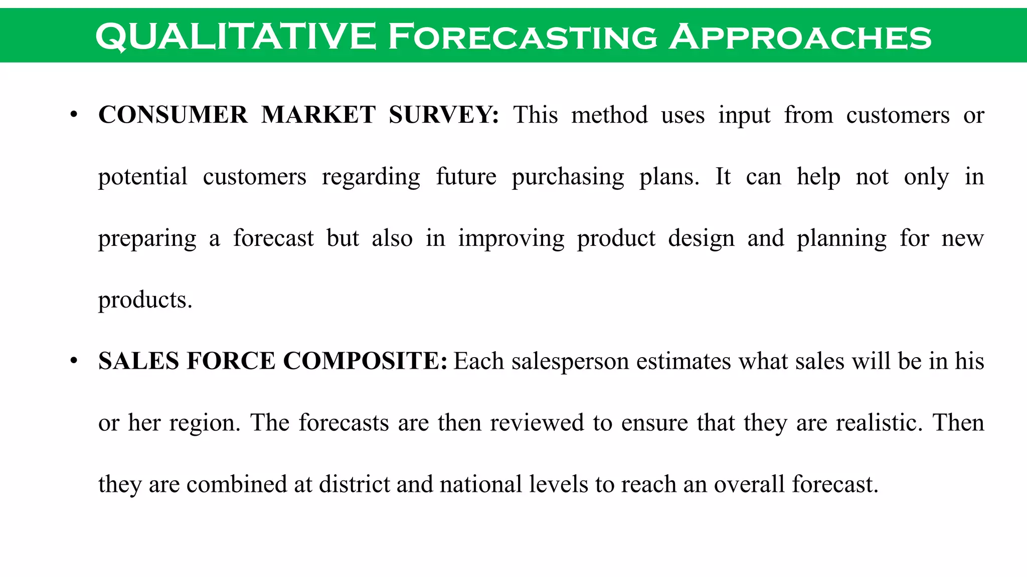 Forecasting Methods | PDF