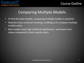 Lesson #4: Intro to Holt’s Exponential Smoothing