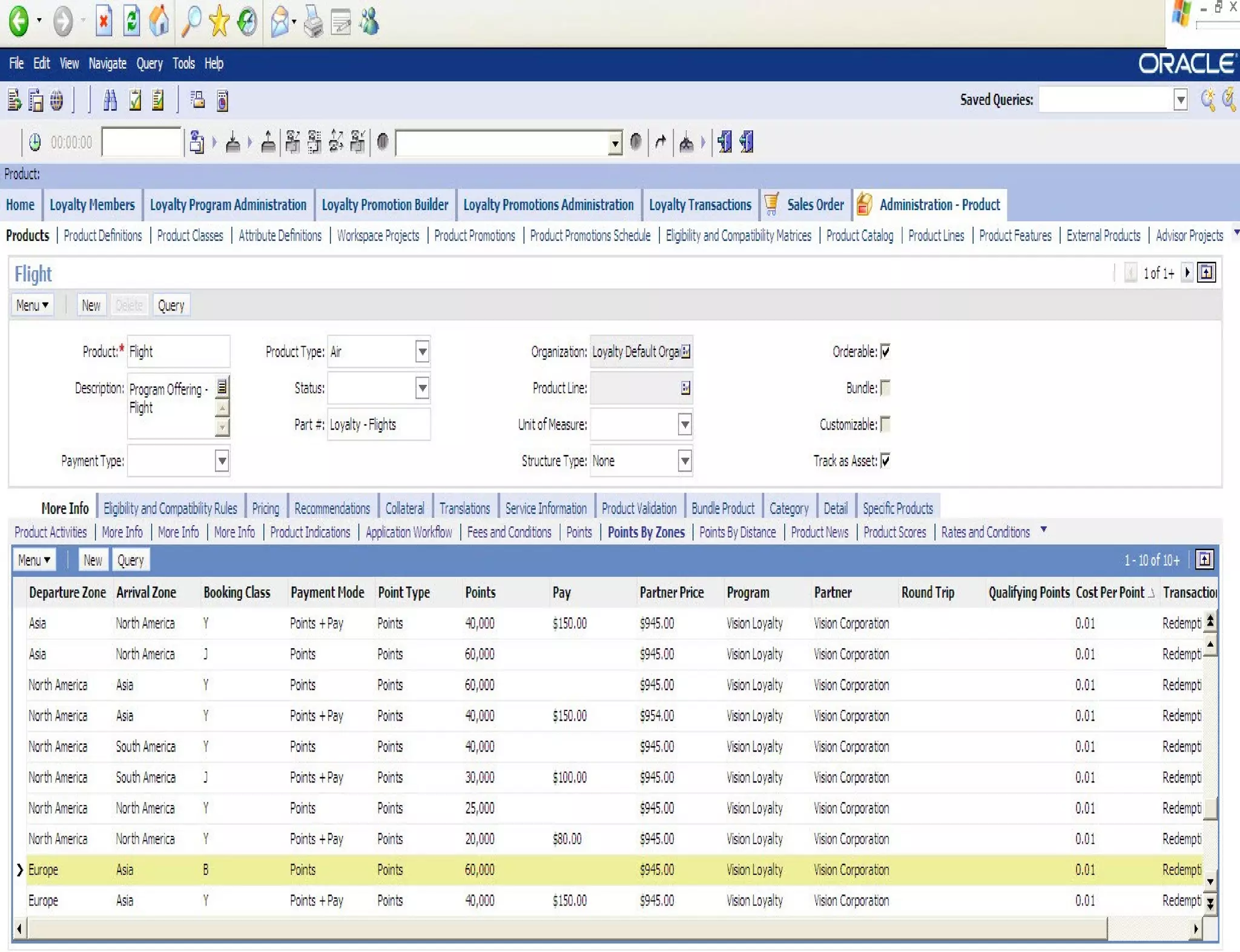 Software used in CRM SEIBEL Software Siebel Systems, Inc Founded by Thomas Siebel in 1993 At first known mainly for its sales force automation products In 2000, revenue surpassed the $1 billion mark 45% market share in CRM in 2002 