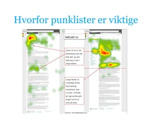 Hvorfor punktlister er viktige