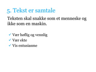  Bruk synonymer og varier språket