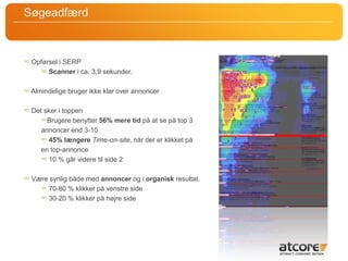 Søgeadfærd Opførsel i SERP