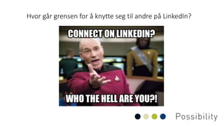 LinkedIn-foredrag Karrieresenteret UIB mars 2016