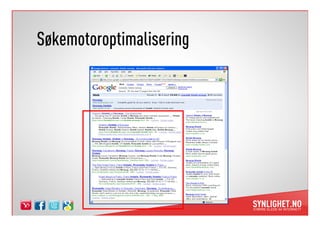 Søkemotoroptimalisering
 