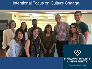 Intentional  Focus  on  Culture  Change
 