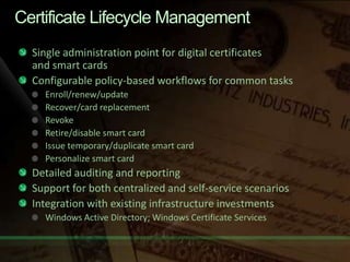 Built-in workflow for identity management