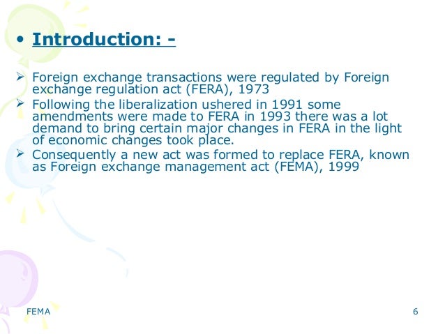 Introduction to foreign exchange