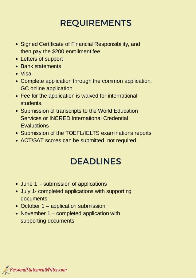 Foreign Exchange Student Requirements