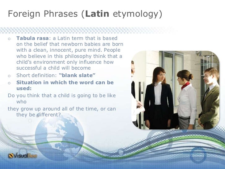 Foreign Phrases that are commonly used in the English language