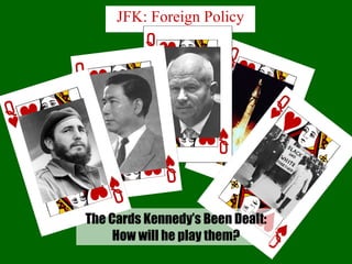JFK: Foreign Policy The Cards Kennedy’s Been Dealt: How will he play them? 