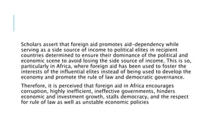 Promoting Foreign Aid Foreign Aid and its impact in Africa.pptx