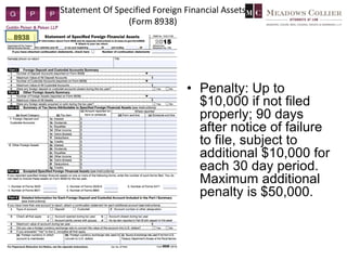 Reporting Requirements for US Citizens with Foreign Assets | PDF