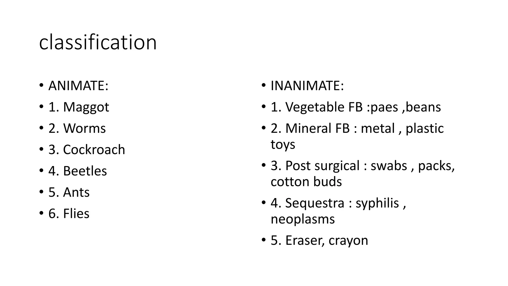 Foreign body in ENT | PPTX