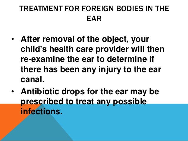 Image result for foreign body IN THE EAR treatment