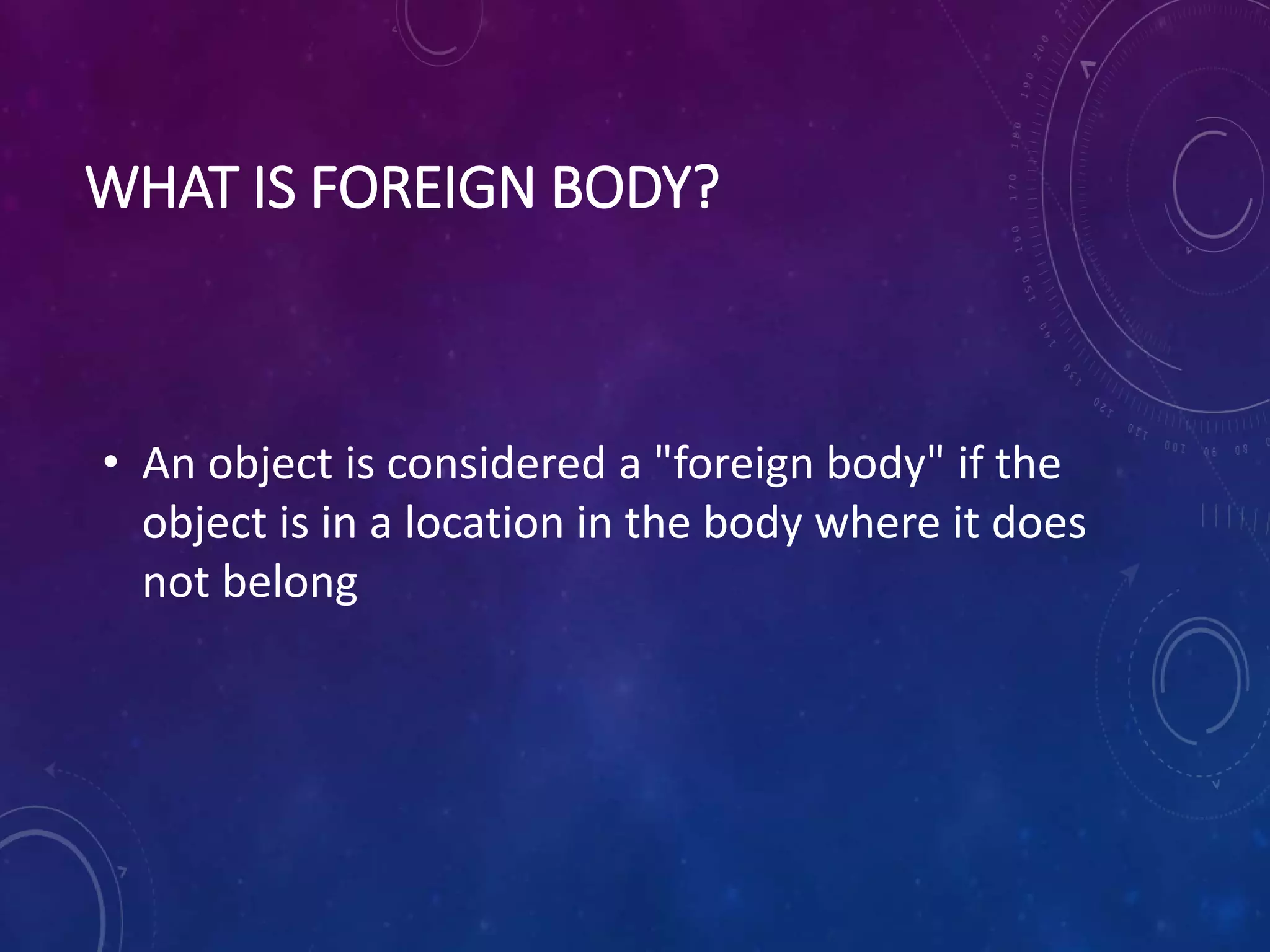 Foreign body nose | PPTX