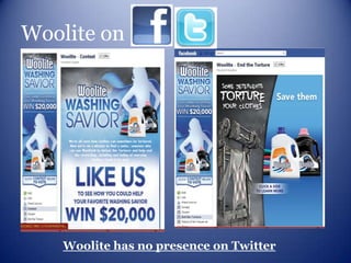 Woolite on




    Woolite has no presence on Twitter
 