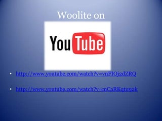 Woolite on




• http://www.youtube.com/watch?v=vnFIOj2dZRQ

• http://www.youtube.com/watch?v=mCaRKqtu92k
 