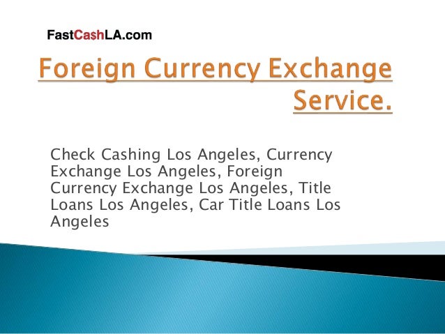 Forex trading los angeles