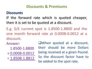 How To Discount Using Forward Rates Foreign Currency Management | PPTX