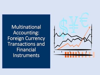 Multinational 
Accounting: 
Foreign Currency 
Transactions and 
Financial 
Instruments 
 