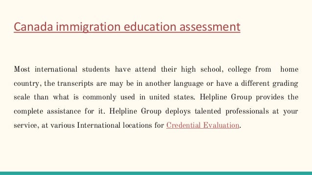 Foreign Degree Evaluation In Canada
