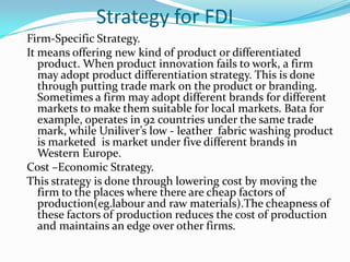 Foreign direct investment | PPTX