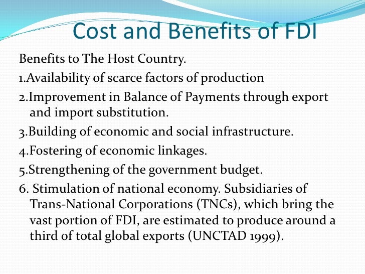 what are the advantages and disadvantages of direct investment in a foreign market Definition of foreign direct investment (fdi) reasons why firms invest overseas an evaluation of the advantages and disadvantages of foreign direct investment. what are the advantages and disadvantages of direct investment in a foreign market Definition of foreign direct investment (fdi) reasons why firms invest overseas an evaluation of the advantages and disadvantages of foreign direct investment.