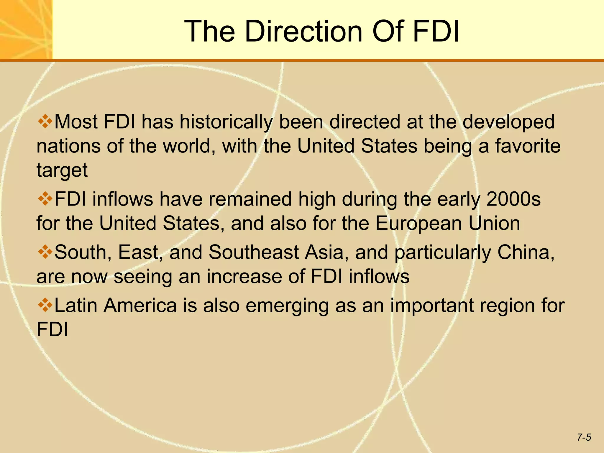 Foreign direct investment | PPT
