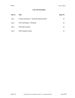 Foreign direct investment in india an analytical study | PDF