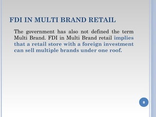 Foreign Direct Investment In Retail | PPT