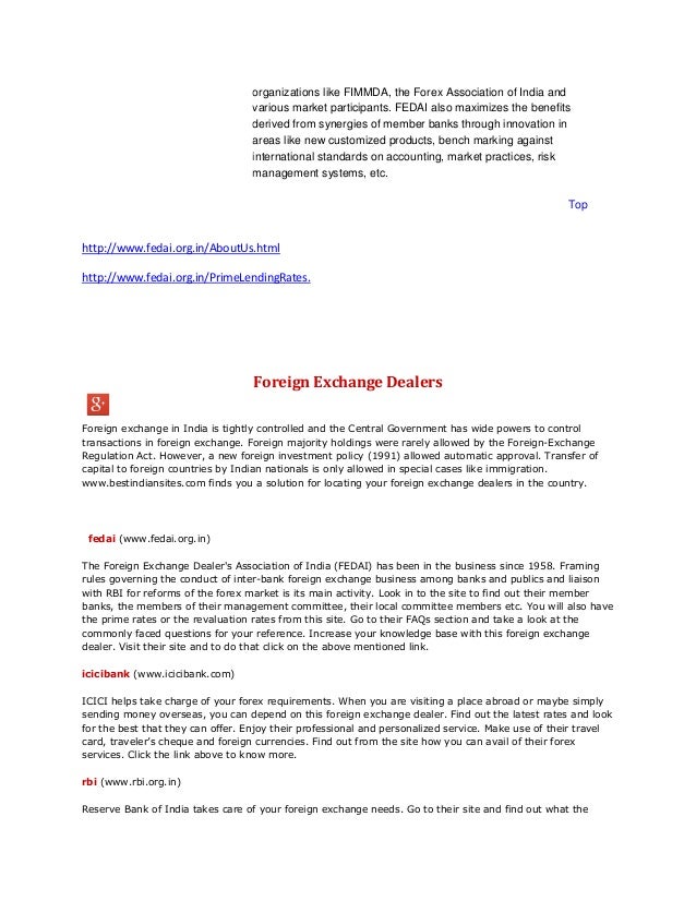 Foreign Exchange - 