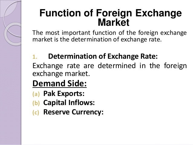 Importance of foreign exchange