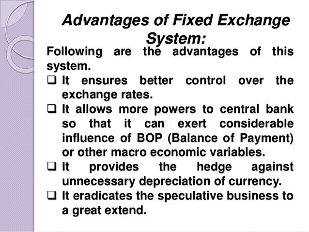 Benefits of foreign exchange