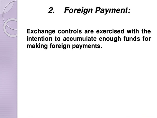 Importance of foreign exchange
