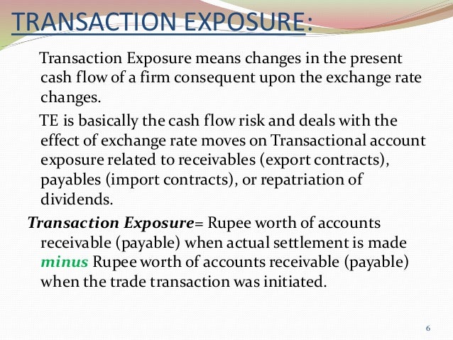 Foreign Exchange Exposure - 