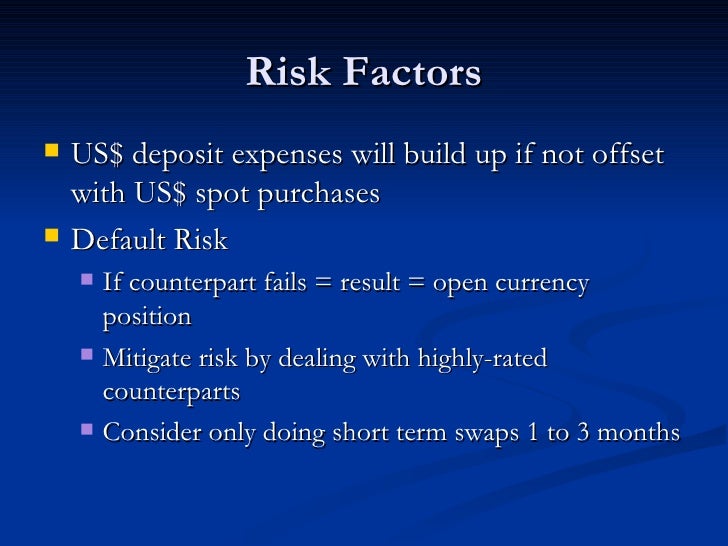 Forex swap derivative