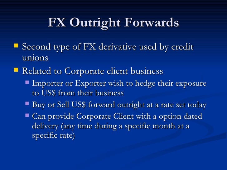 Forex swap derivative
