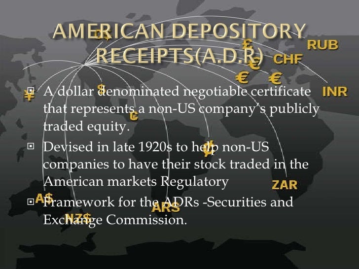 Foreign exchange instruments