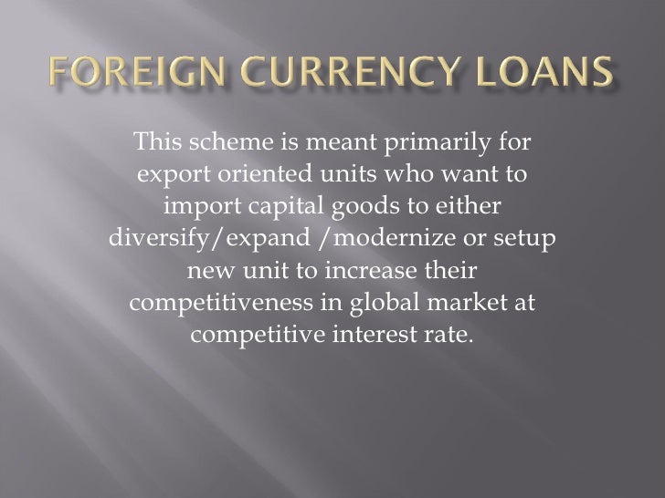 Foreign exchange instruments