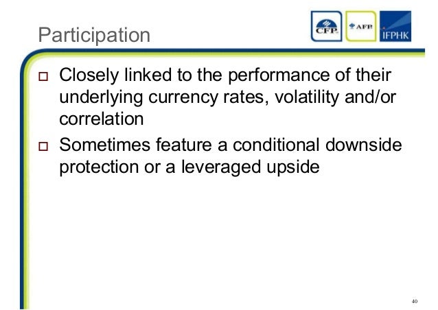 Foreign exchange products