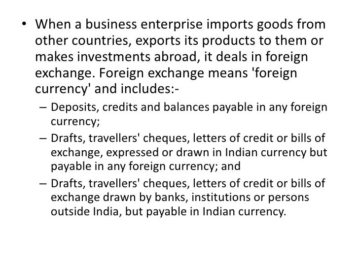 bank convertible meaning currency draft a in exchange Foreign management (fema) act bank convertible meaning currency draft a in exchange Foreign management (fema) act