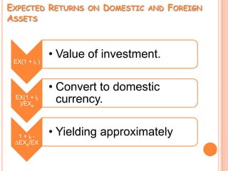 Thus higher productivity leads to appreciation of domestic currency.